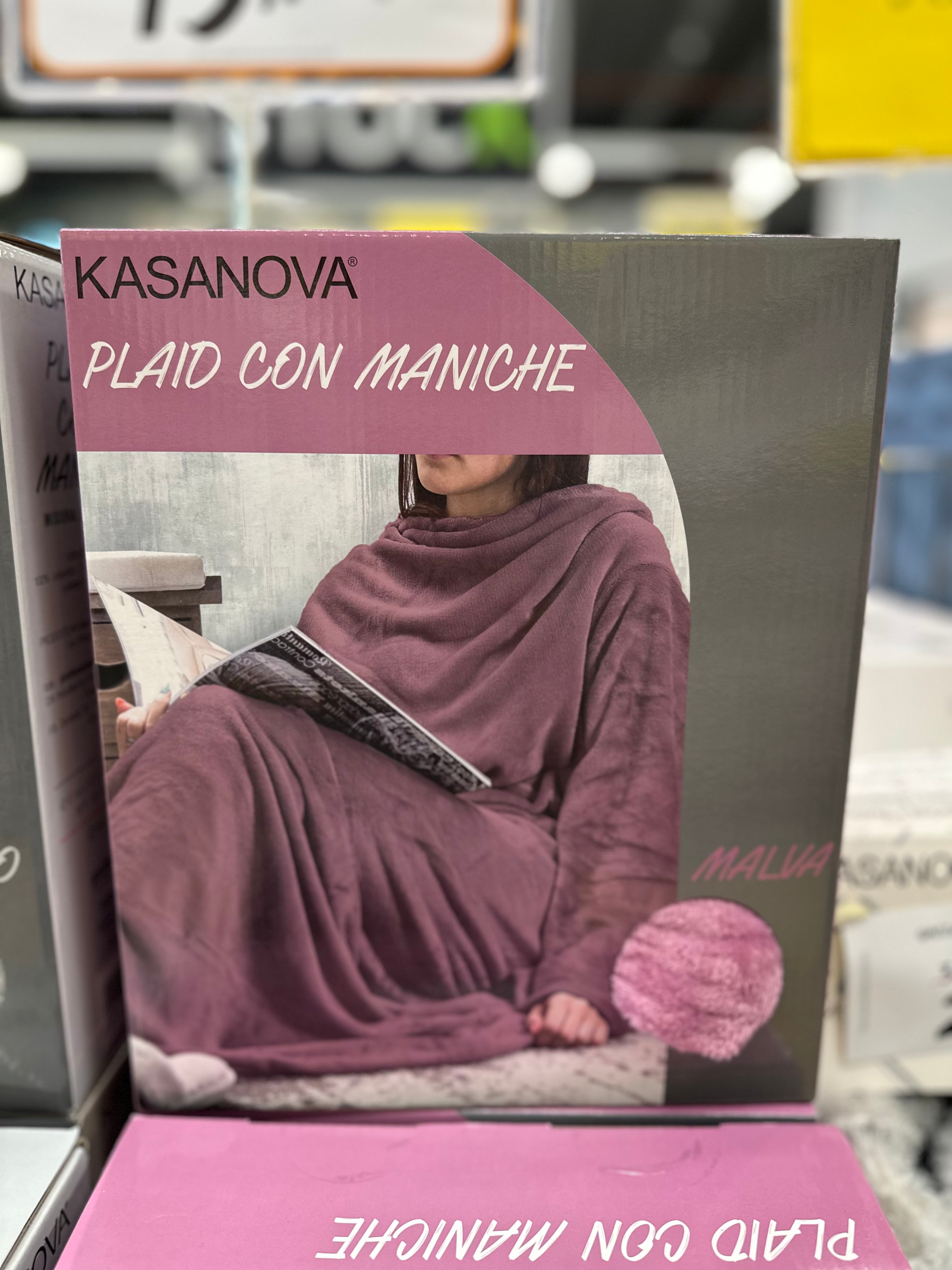 Plaid con maniche color  Plaid con maniche color